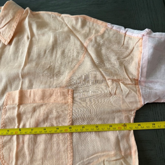 Free People Rainbow Rays Button Up Oversized Tunic Size XS - Picture 8 of 10